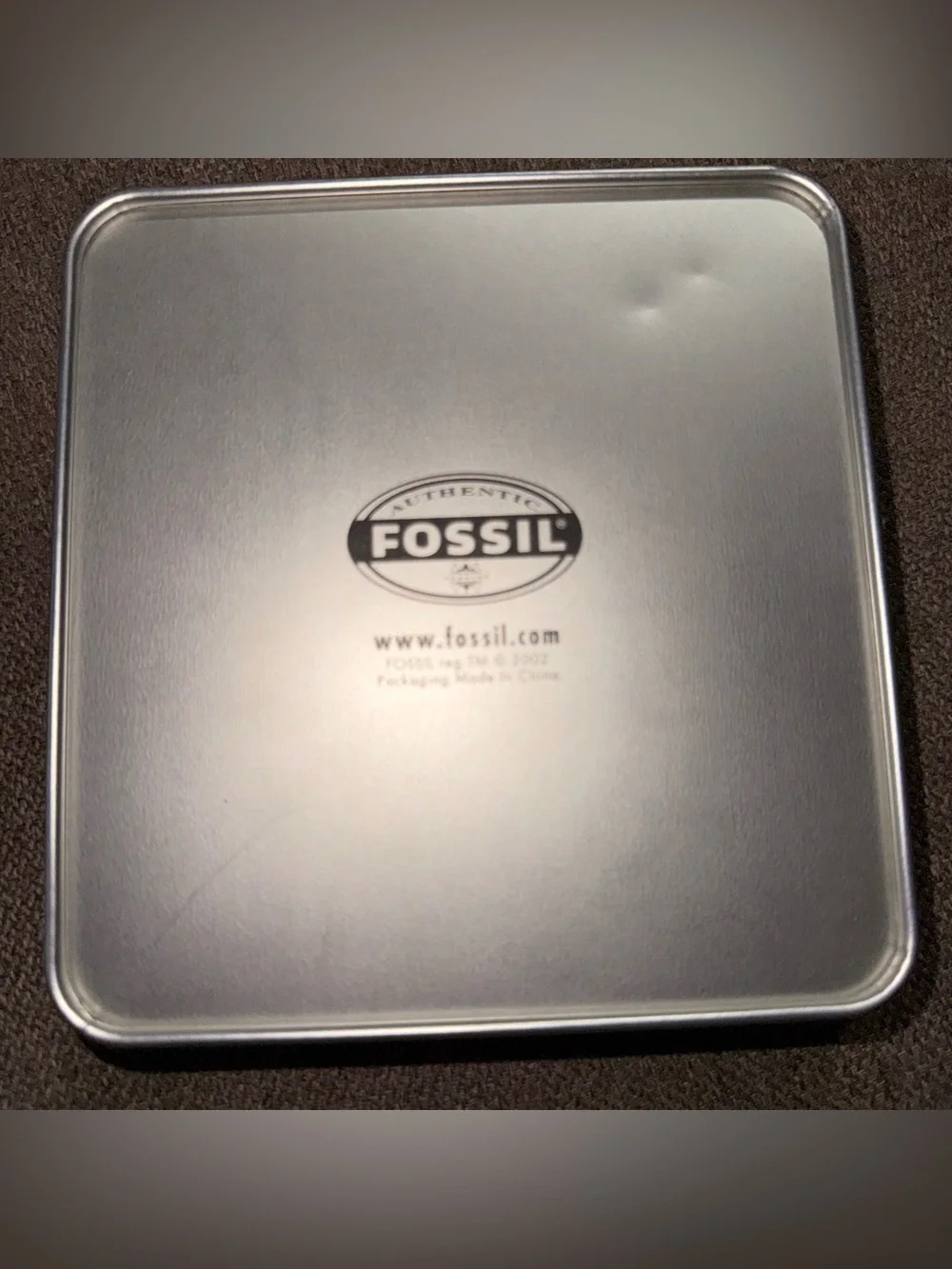Fossil Black Genuine Leather Money Clip Mens Wallet Front Pocket New #western